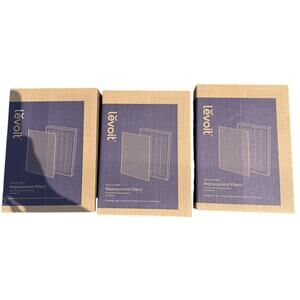 🌀Levoit Replacement Filters 3 Pack HEPA Air Purifier Refills Home Odor Dust Pet